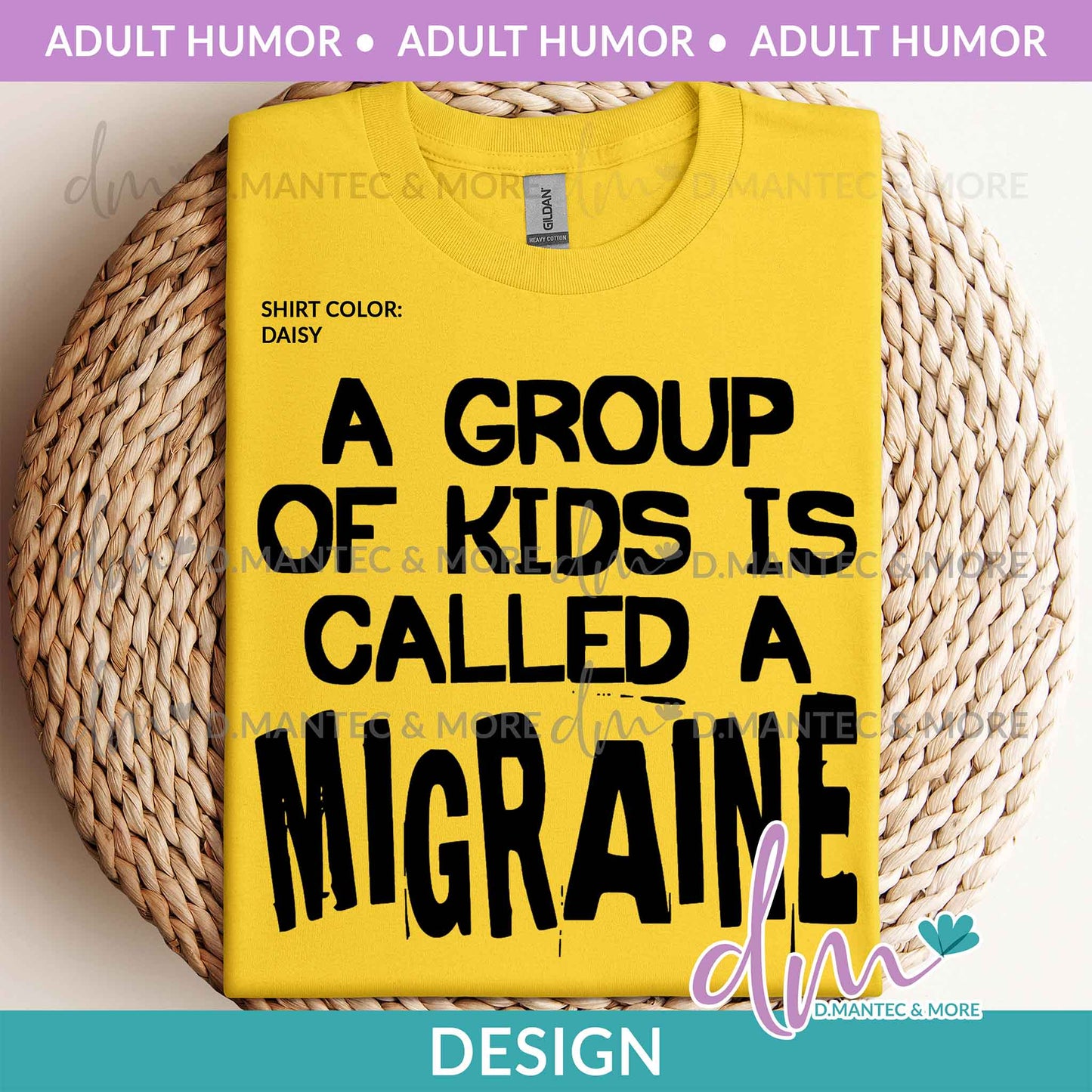 AH - A Group Of Kids Is Called A Migraine | Design