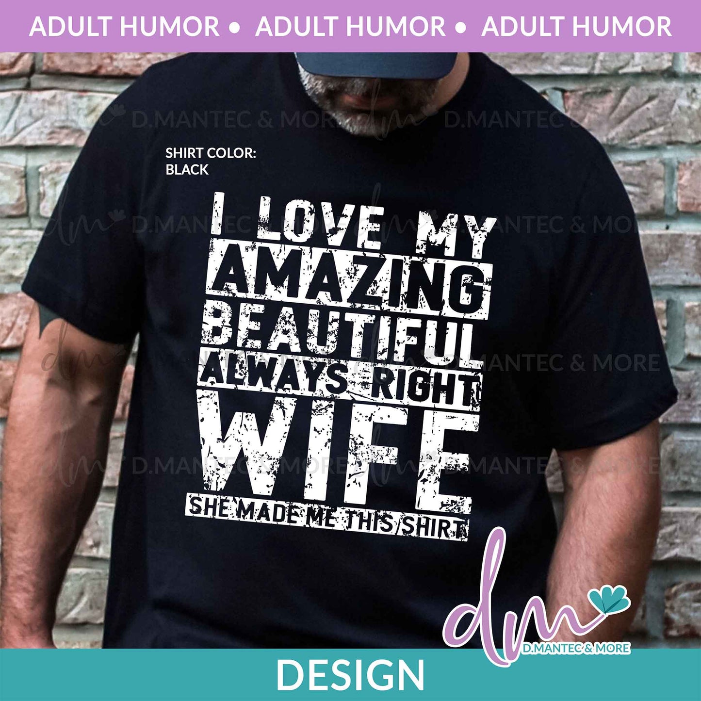 AH - I Love My Wife | Design
