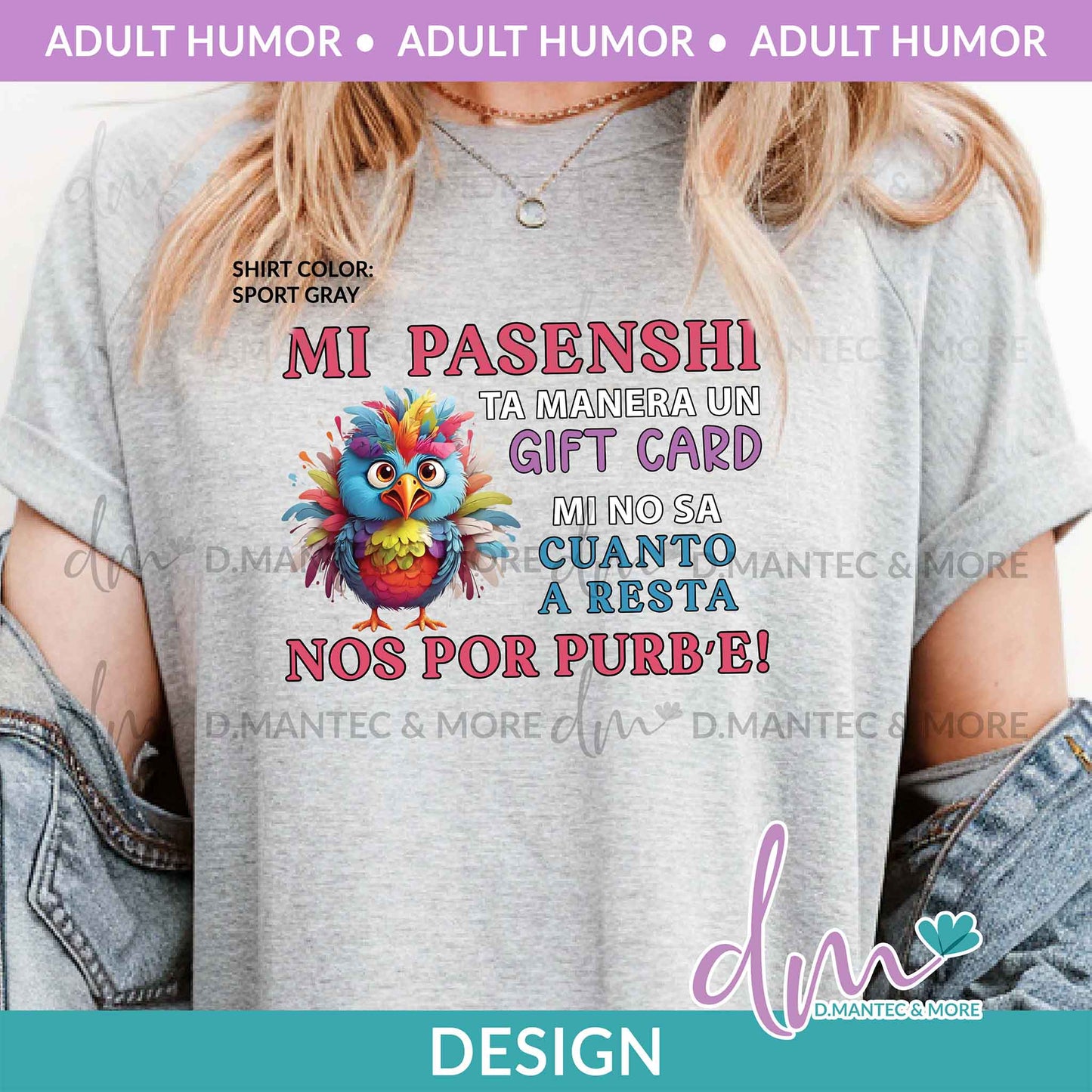 AH - Mi Pasenshi Gift Card | Design