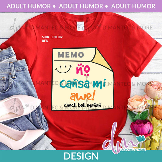 AH - No Cansa Mi Awe | Design