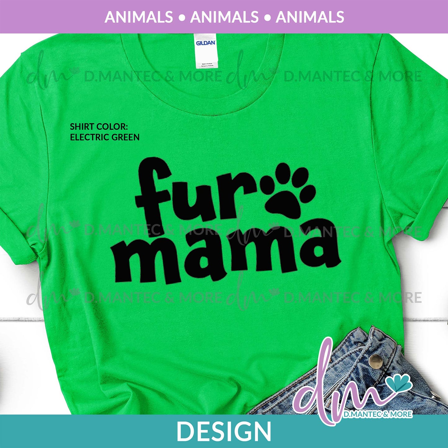 An - Fur Mama - Black | Design