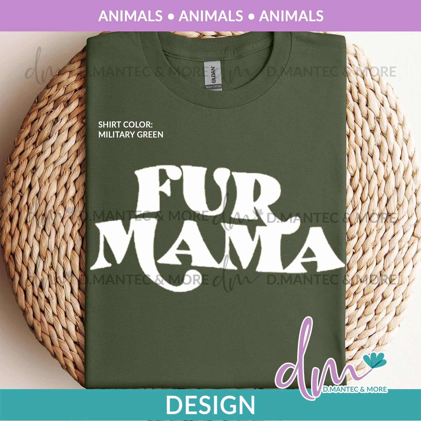 An - Fur Mama - White | Design