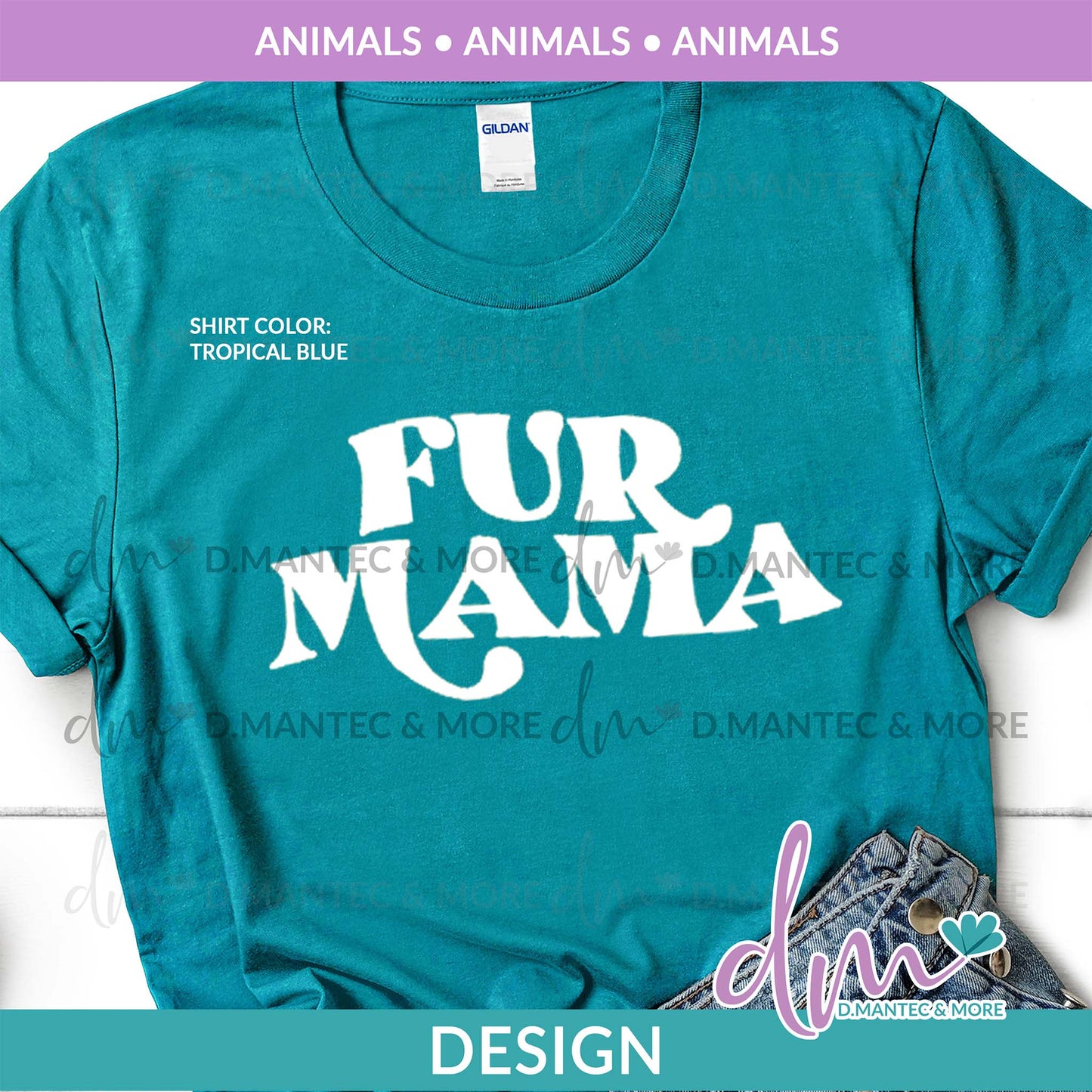 An - Fur Mama - White | Design