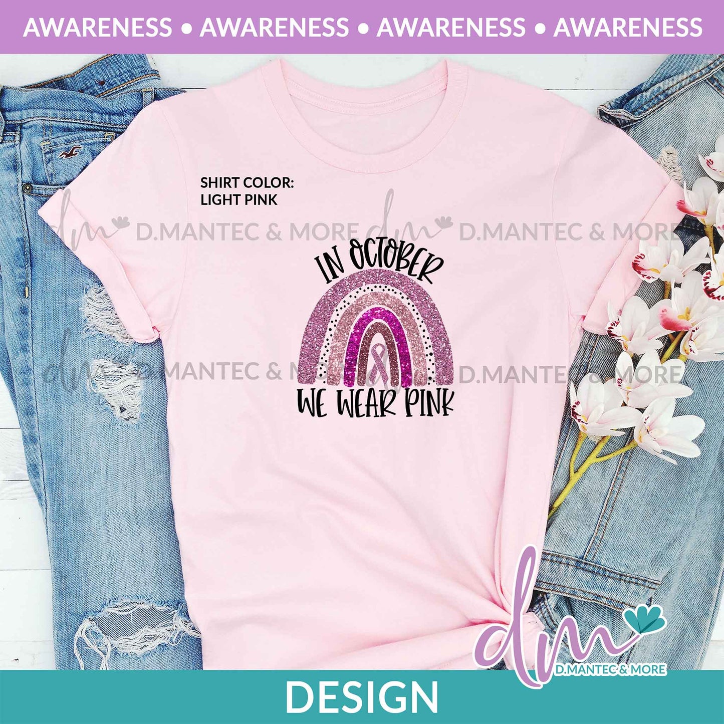 Aw - In October We Wear Pink - COLOR | Design