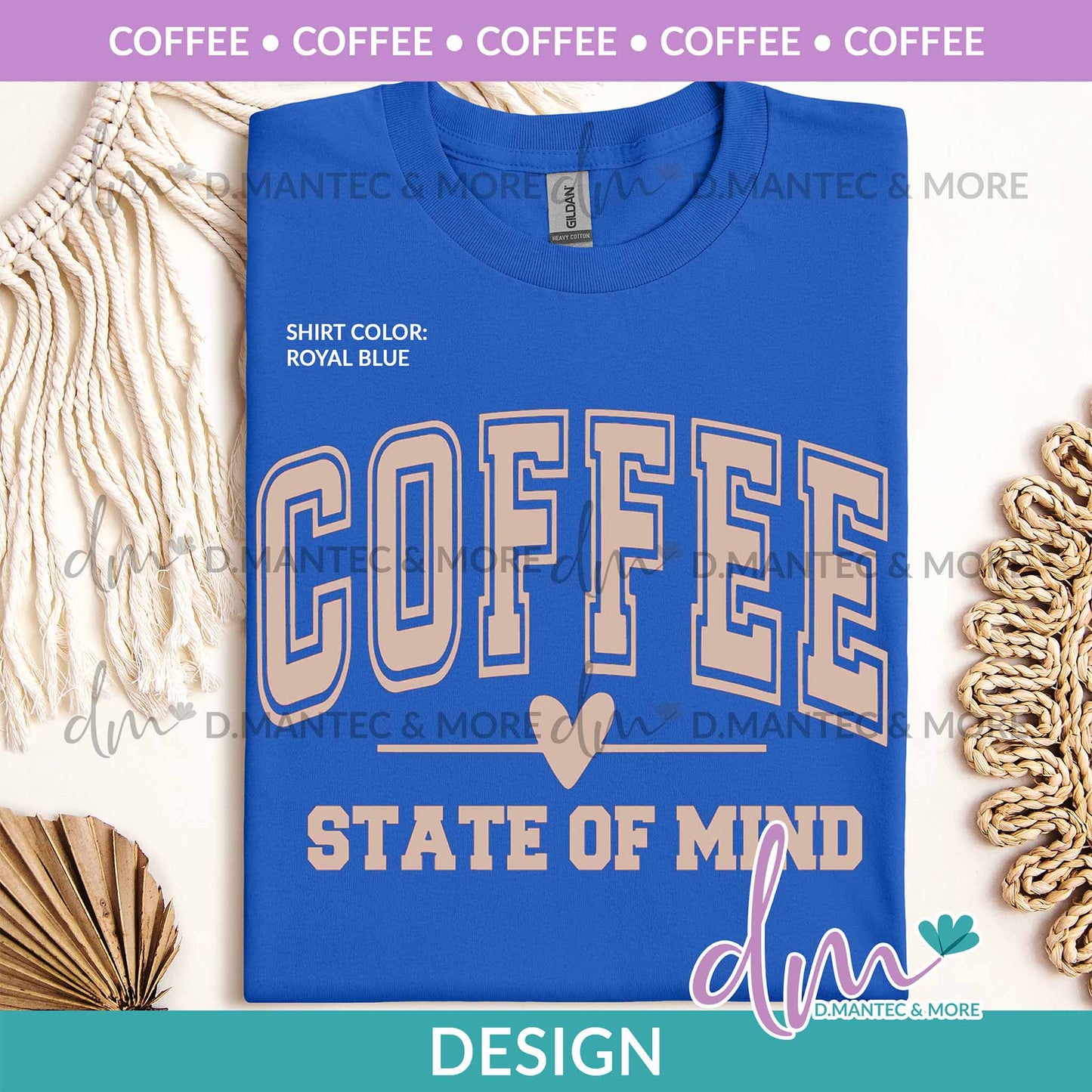 C - Coffee State Of Mind (Oversized) | Design