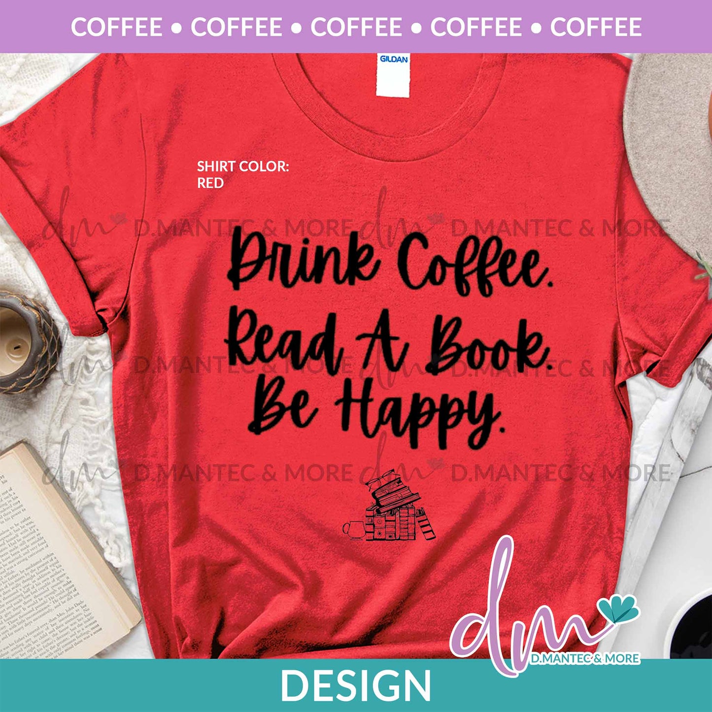 RTG/GANGA: C - Drink Coffee Book Happy | Design