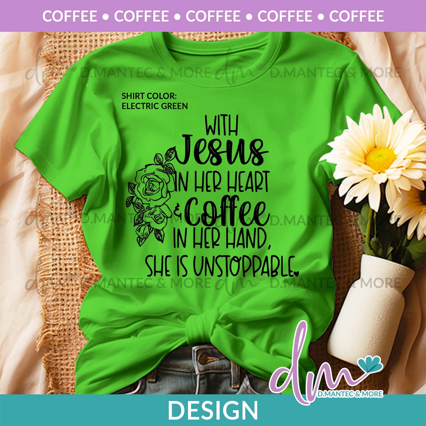 C - With Jesus... Coffee | Design