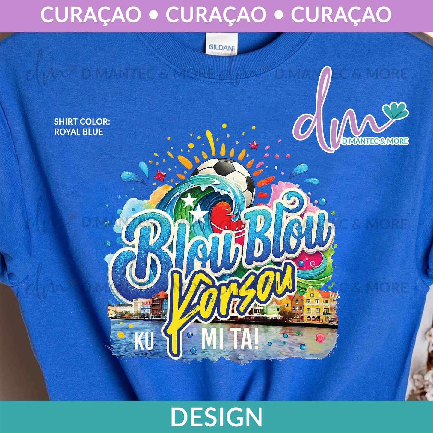 CUR - Blou Blou Kòrsou | Design