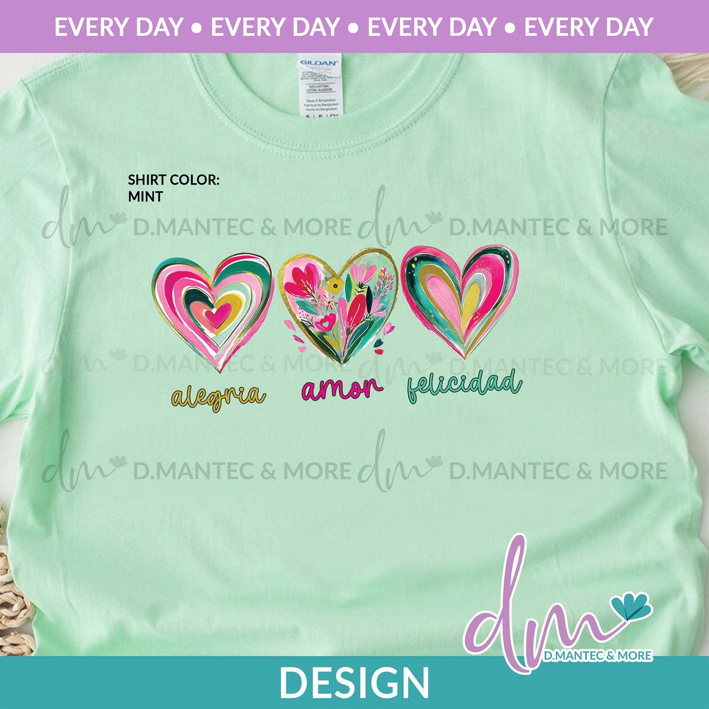 ED - Alegria Amor Felicidad - Color | Design