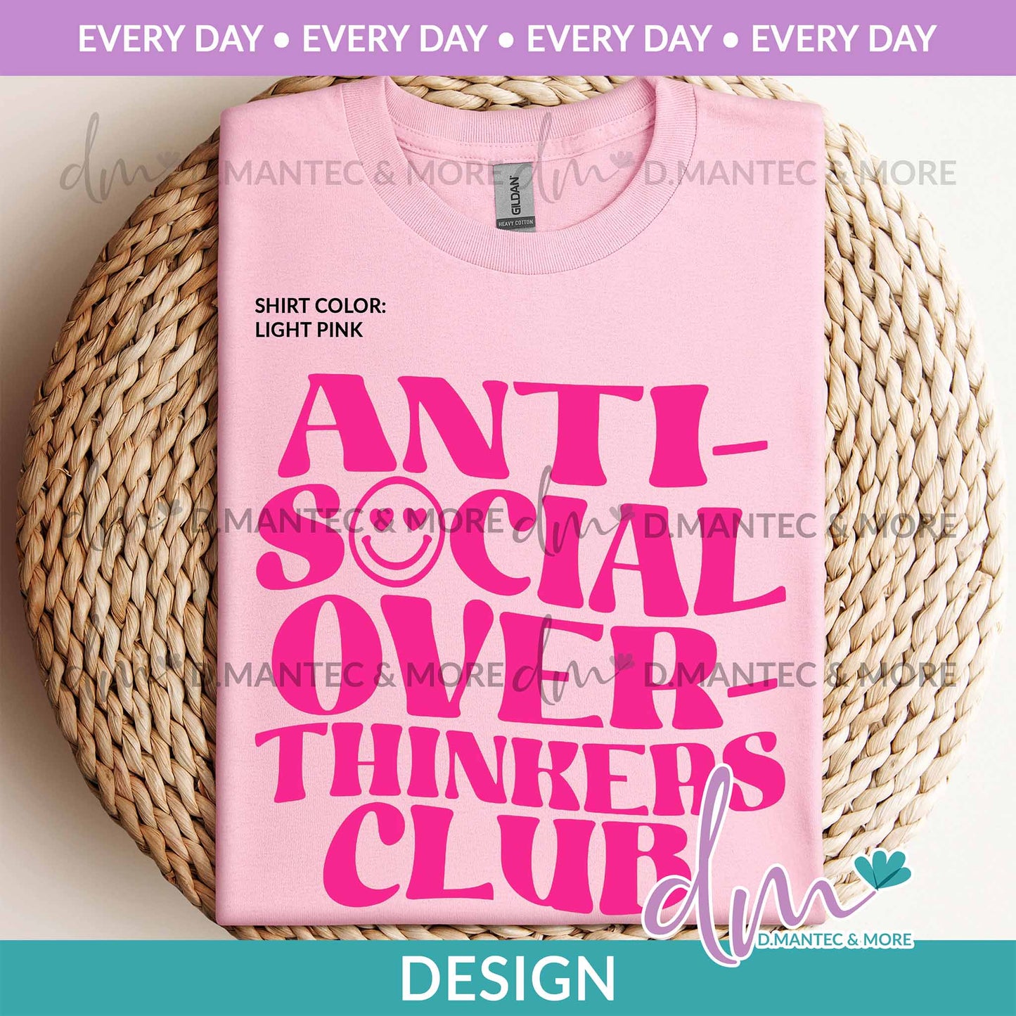 ED - Antisocial Over Thinkers Club - Pink | Design