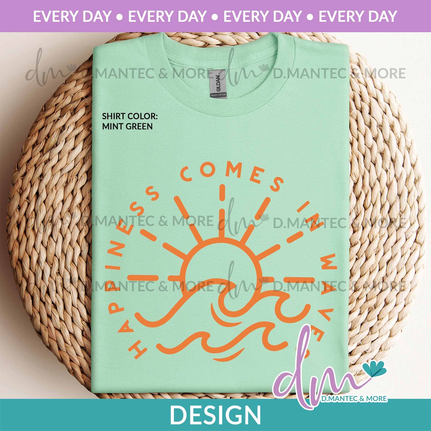 ED - Happiness Comes In Waves With Sun | Design