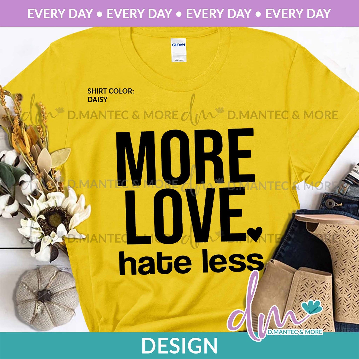 ED - More Love. Less Hate | Design