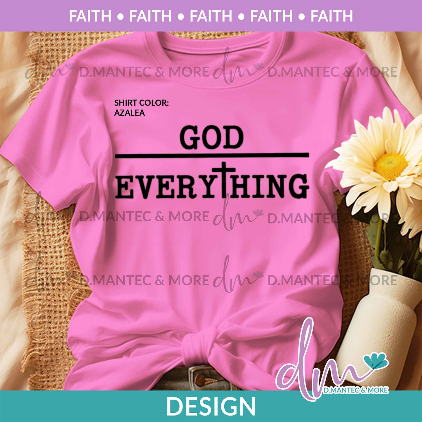 F - God Over Everything | Design