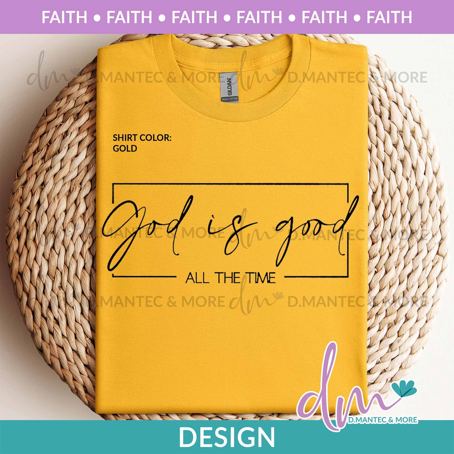 F - God Is Good All The Time - Black | Design