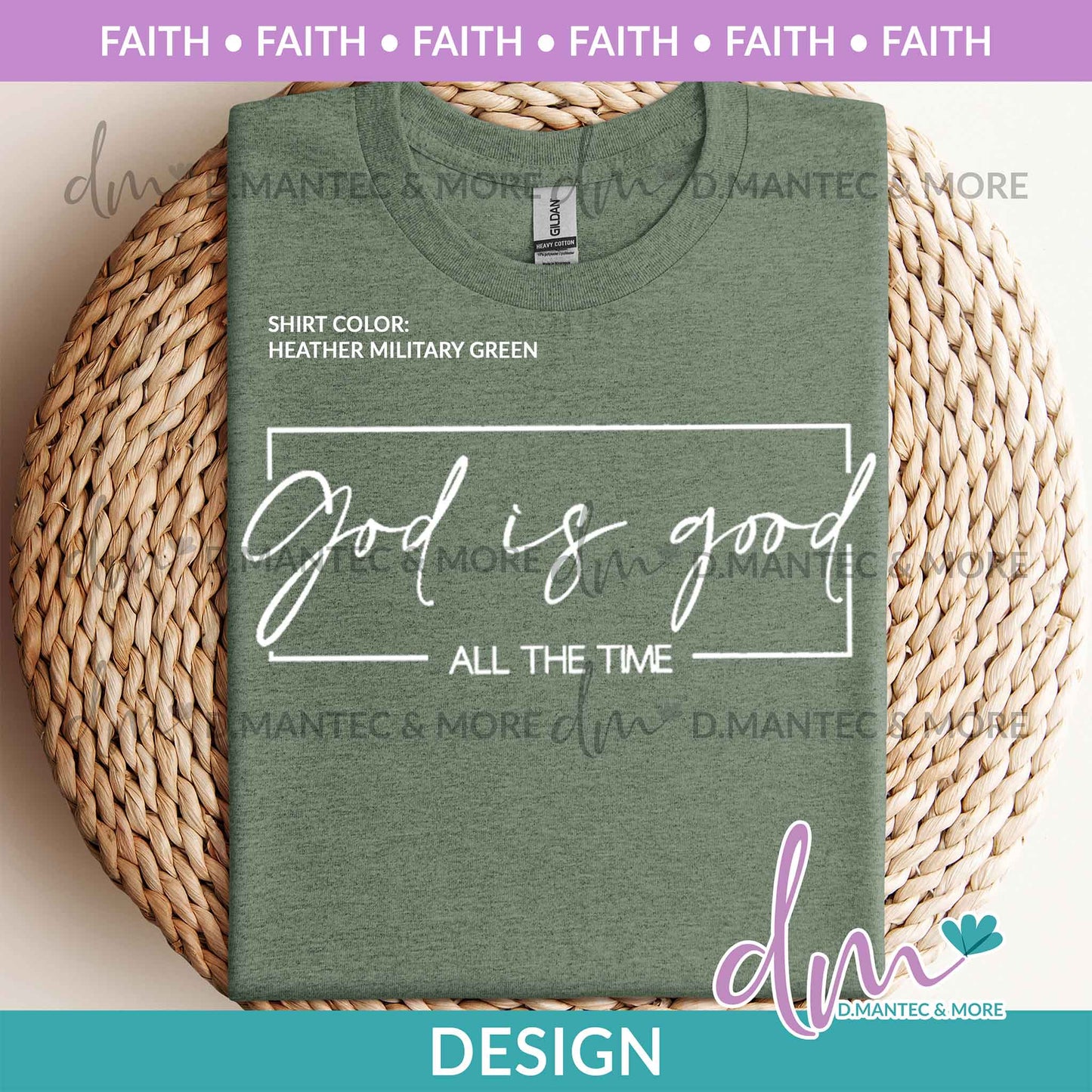 F - God Is Good All The Time-White | Design