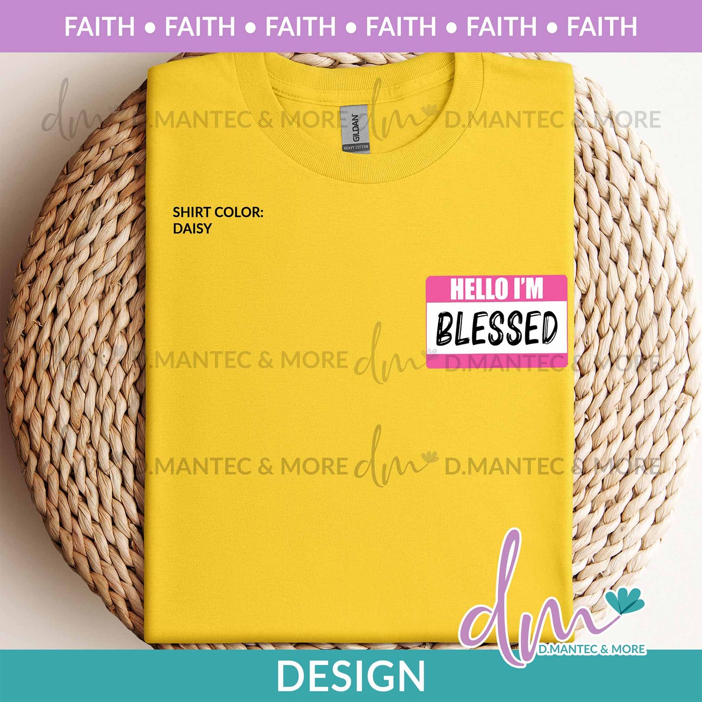 F - Hello I'm Blessed | Design