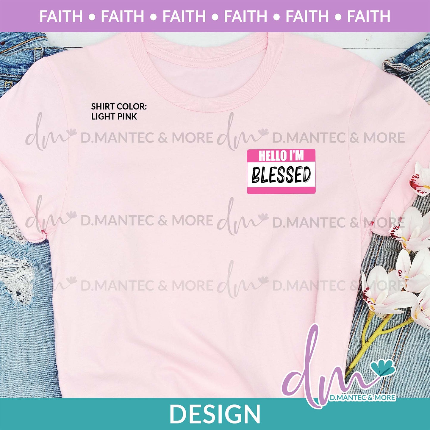 F - Hello I'm Blessed | Design