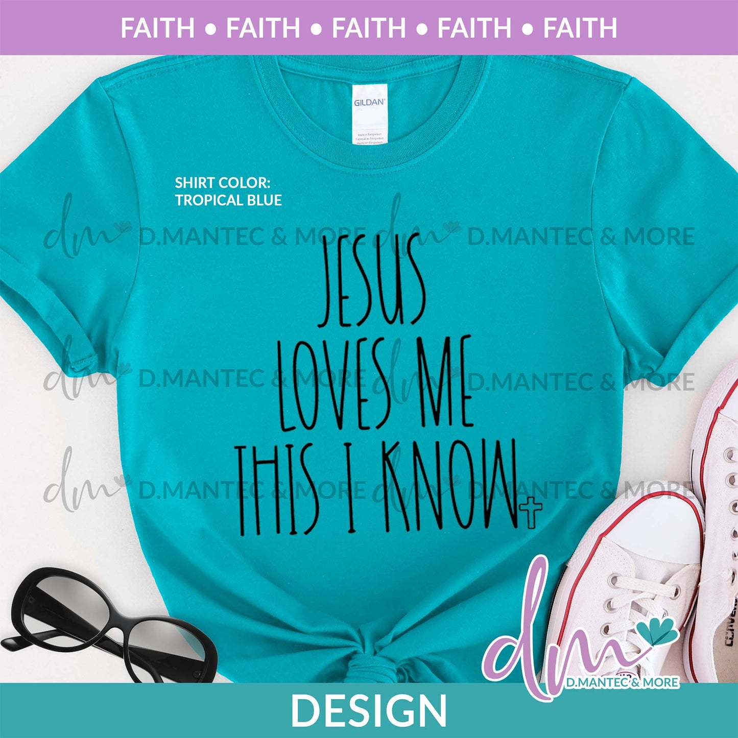 F - Jesus Loves Me | Design