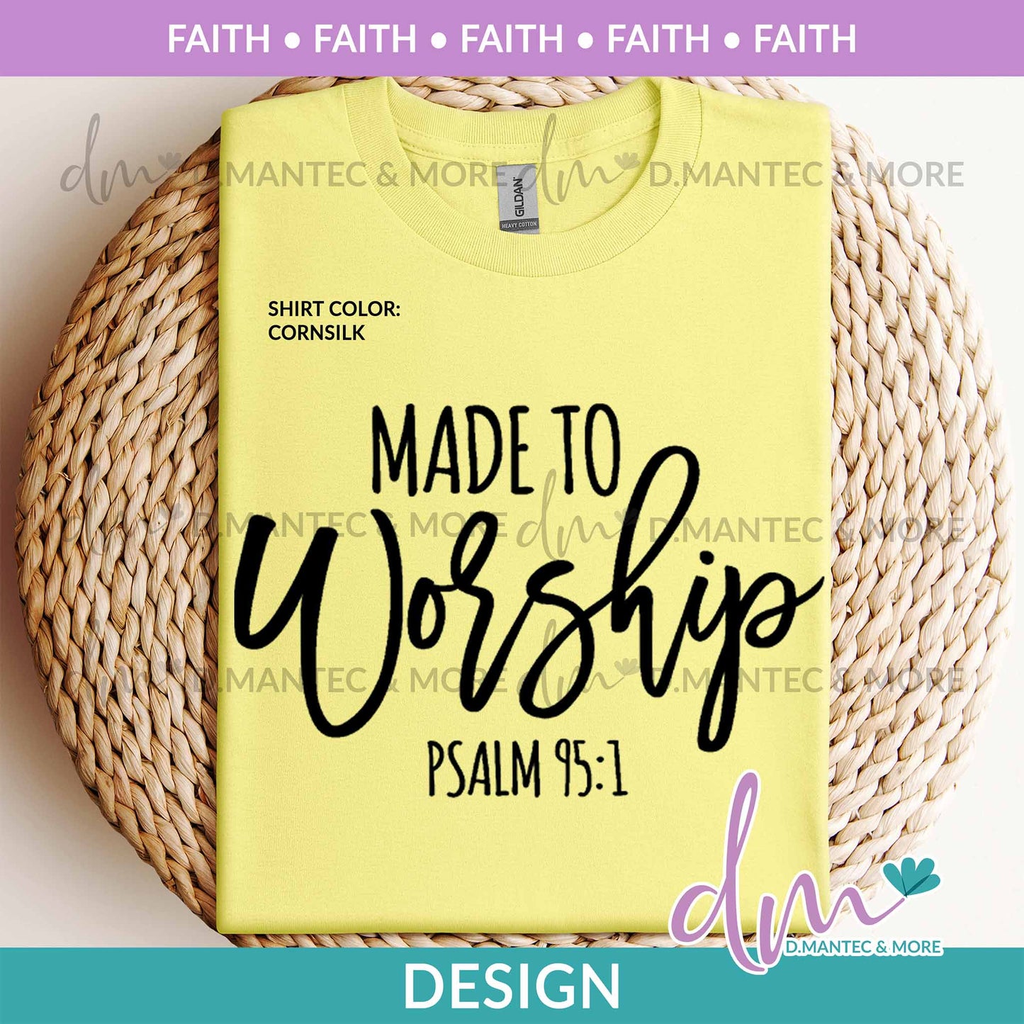 F - Made to Worship Psalm 95:1 | Design