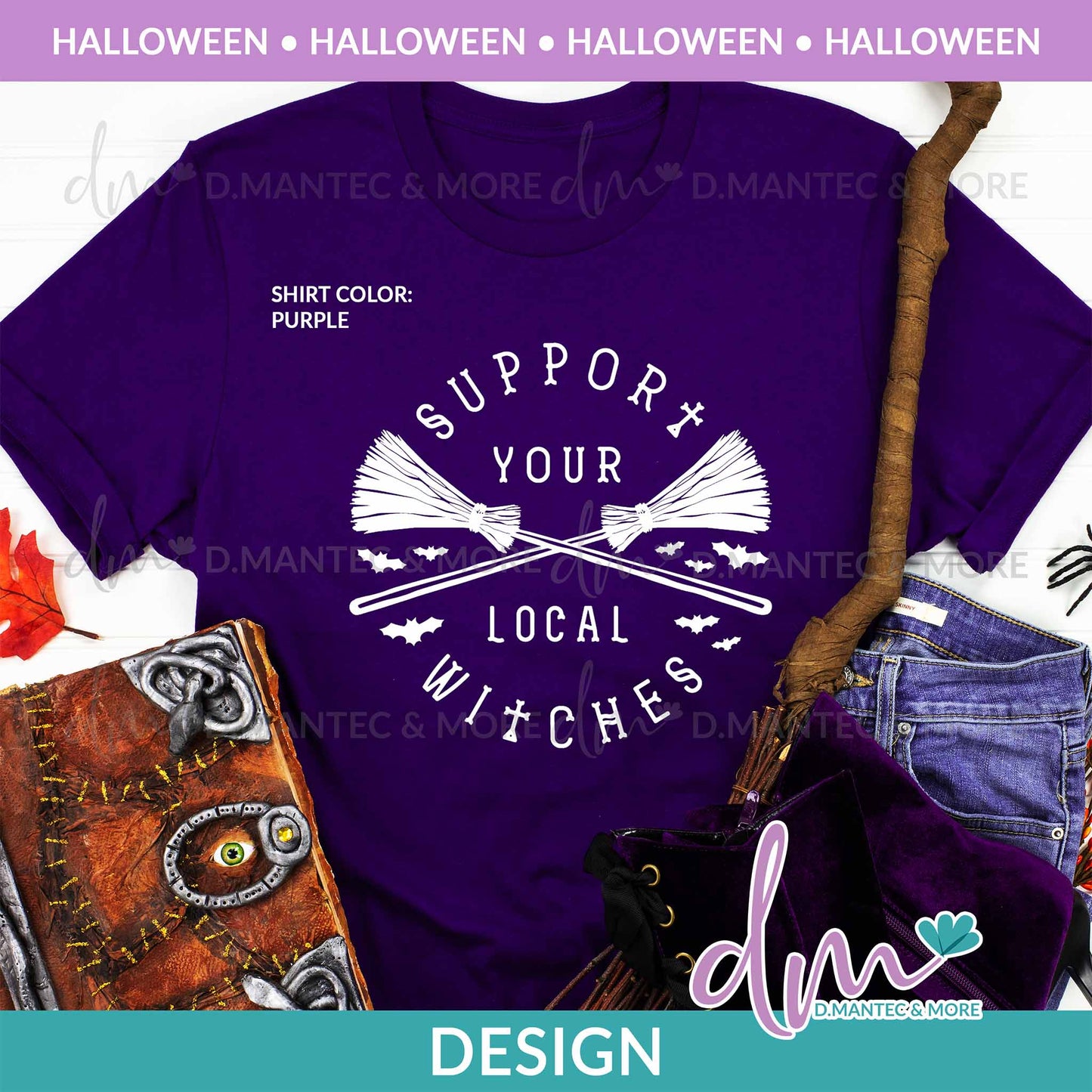 H - Support Your Local Witches | Design