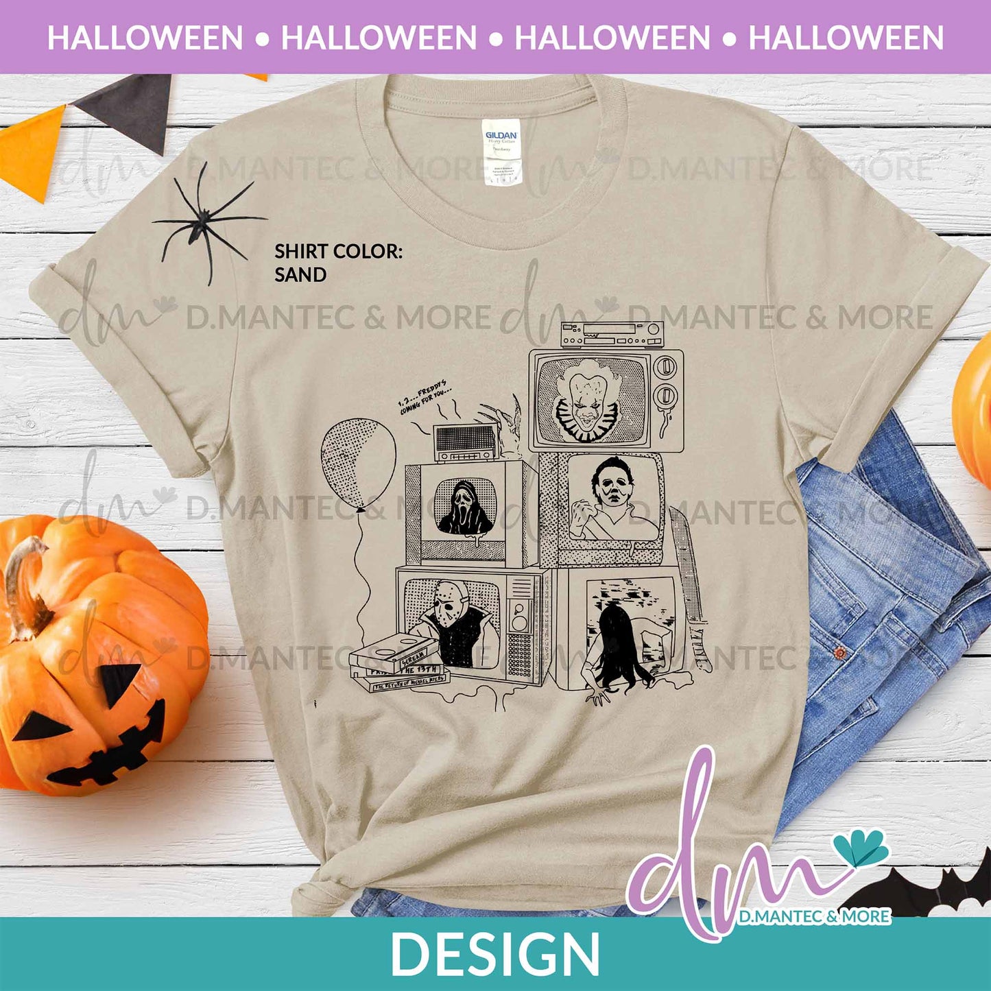 H - TV Horror | Design