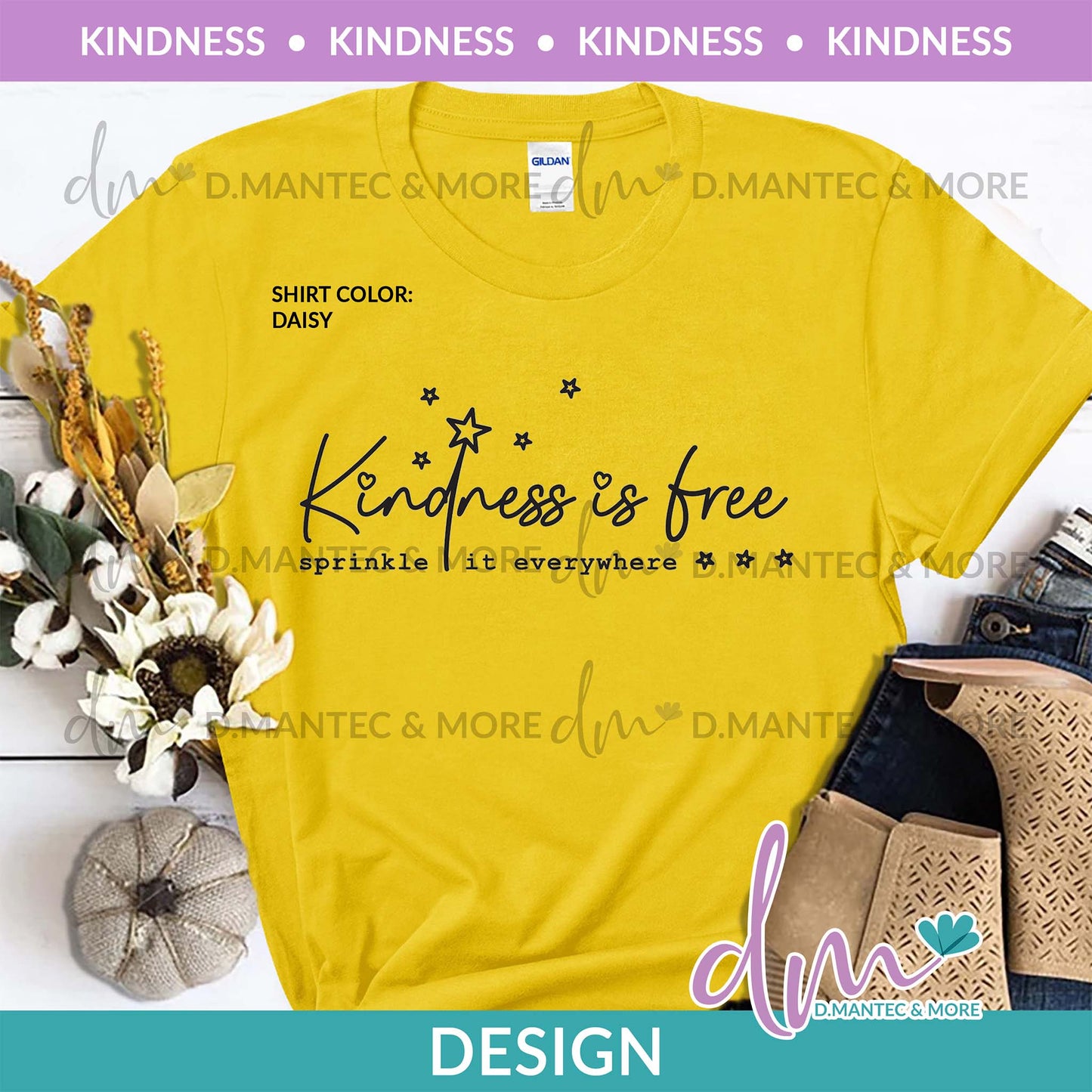 K - Kindness is free sprinkle | Design