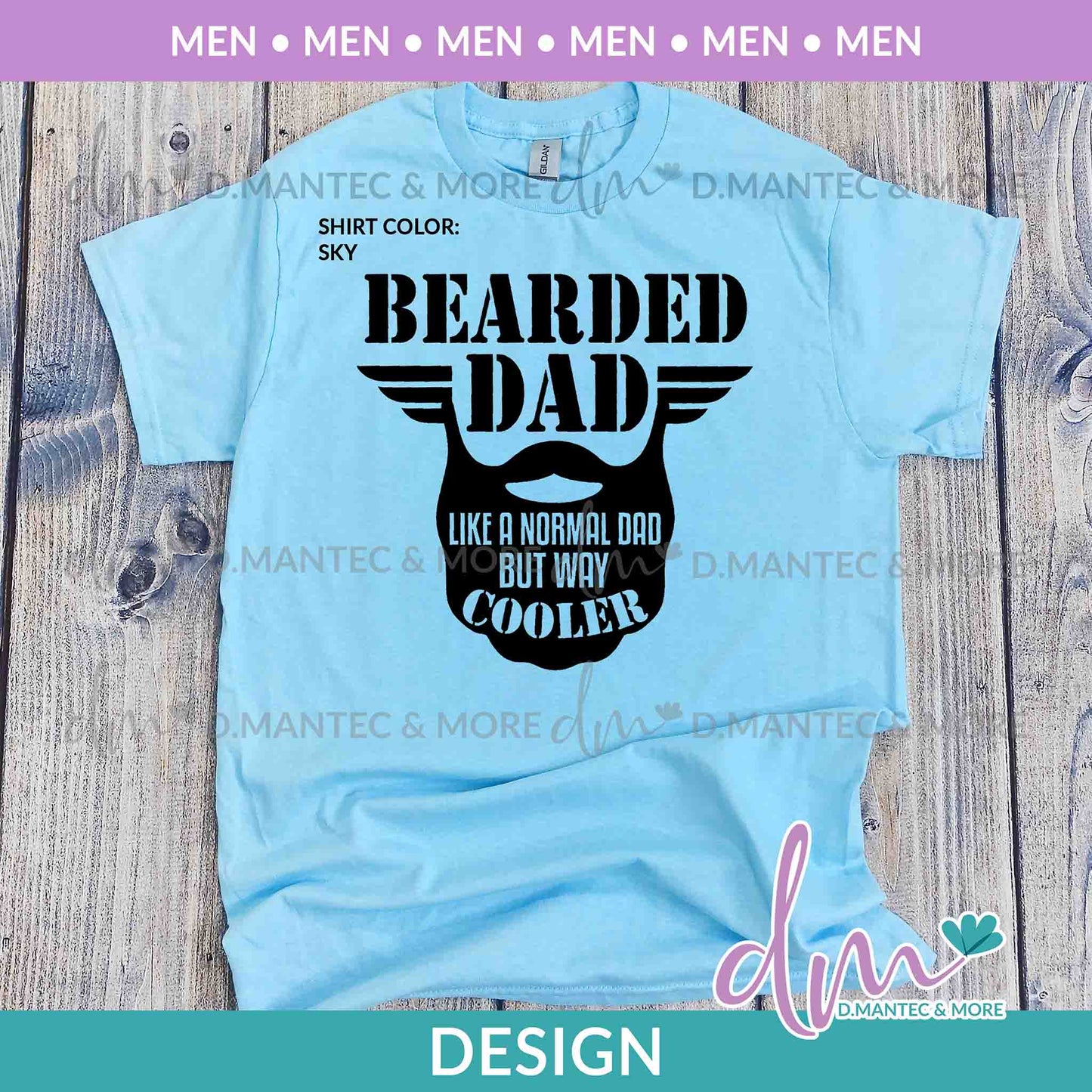 M - Bearded Dad | Design