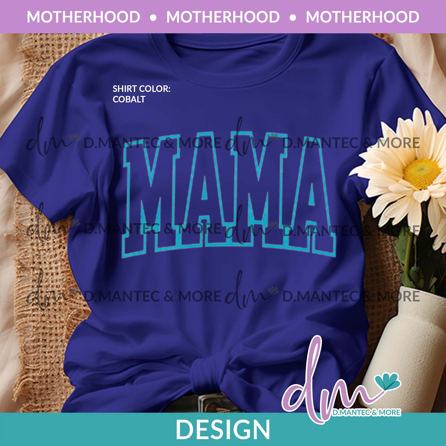 MH - Mama Outline-Aqua | Design