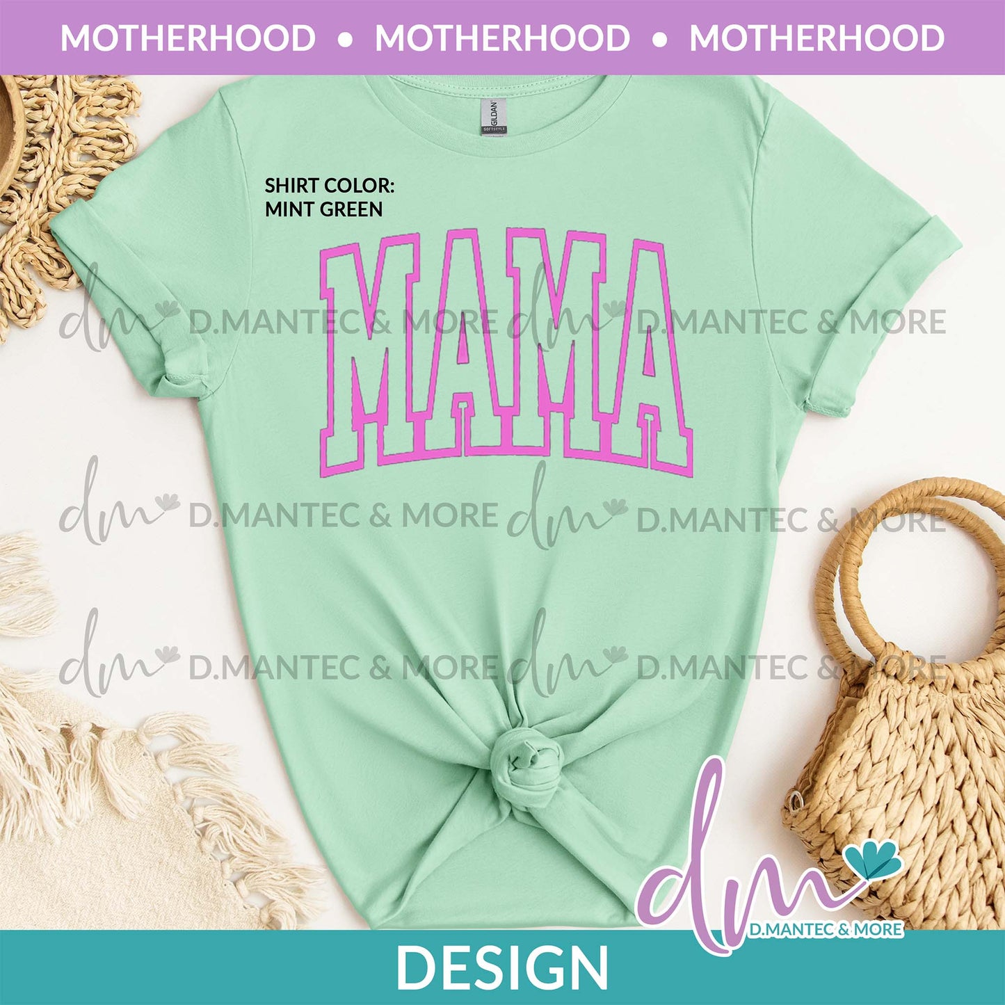 MH - Mama Outline-Pink | Design
