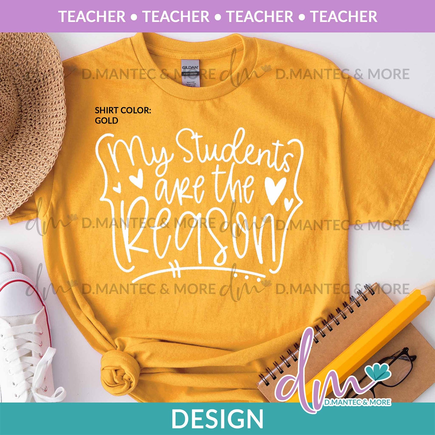 P - My Students are the Reason | Design