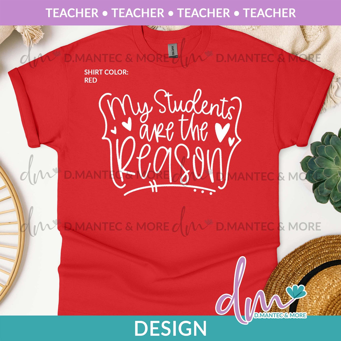 P - My Students are the Reason | Design