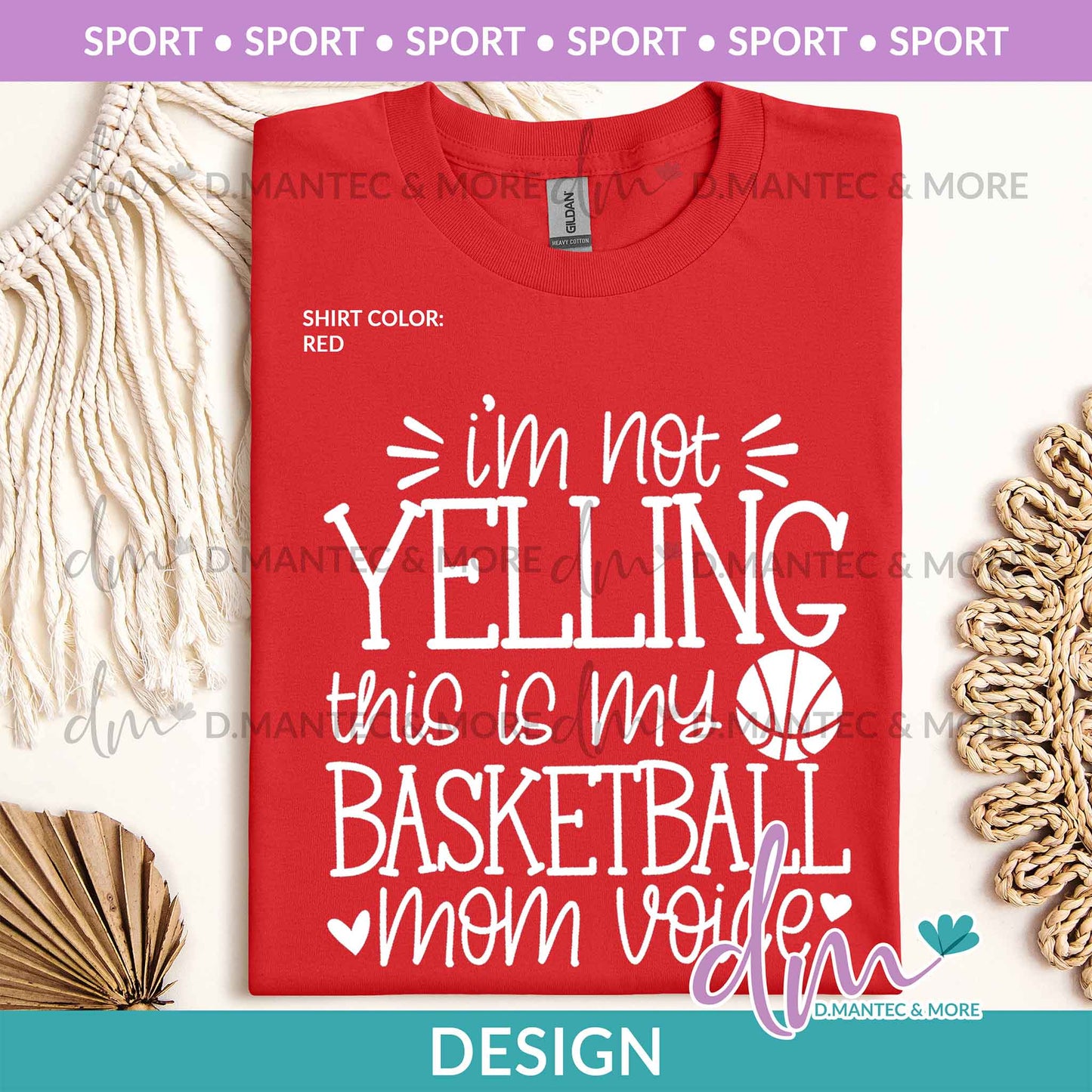 S - My Basketball Mom Voice | Design