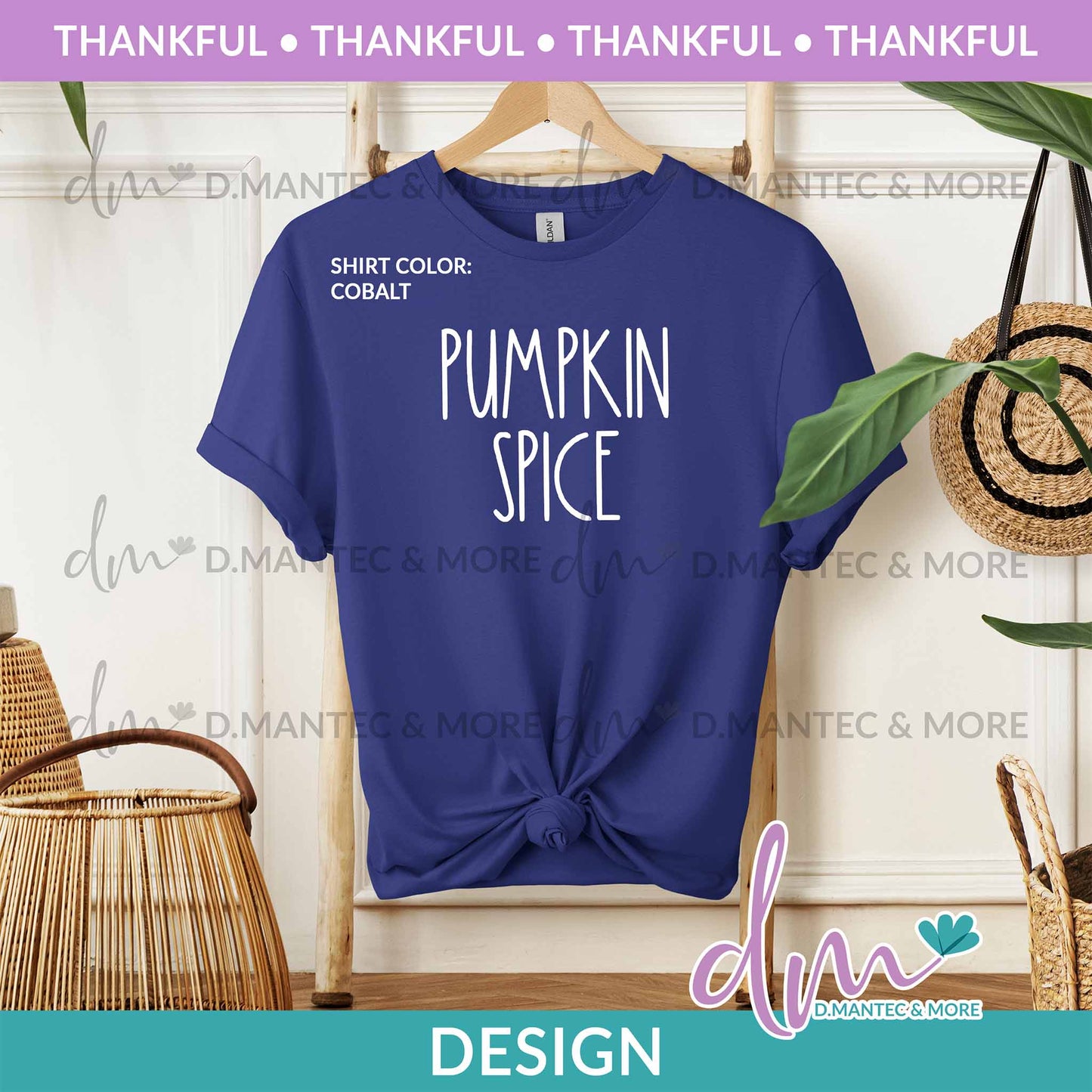 T - Pumpkin Spice - White | Design
