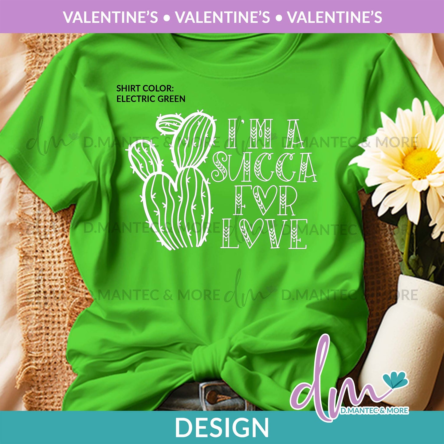 V - I'm A Succa For Love | Design