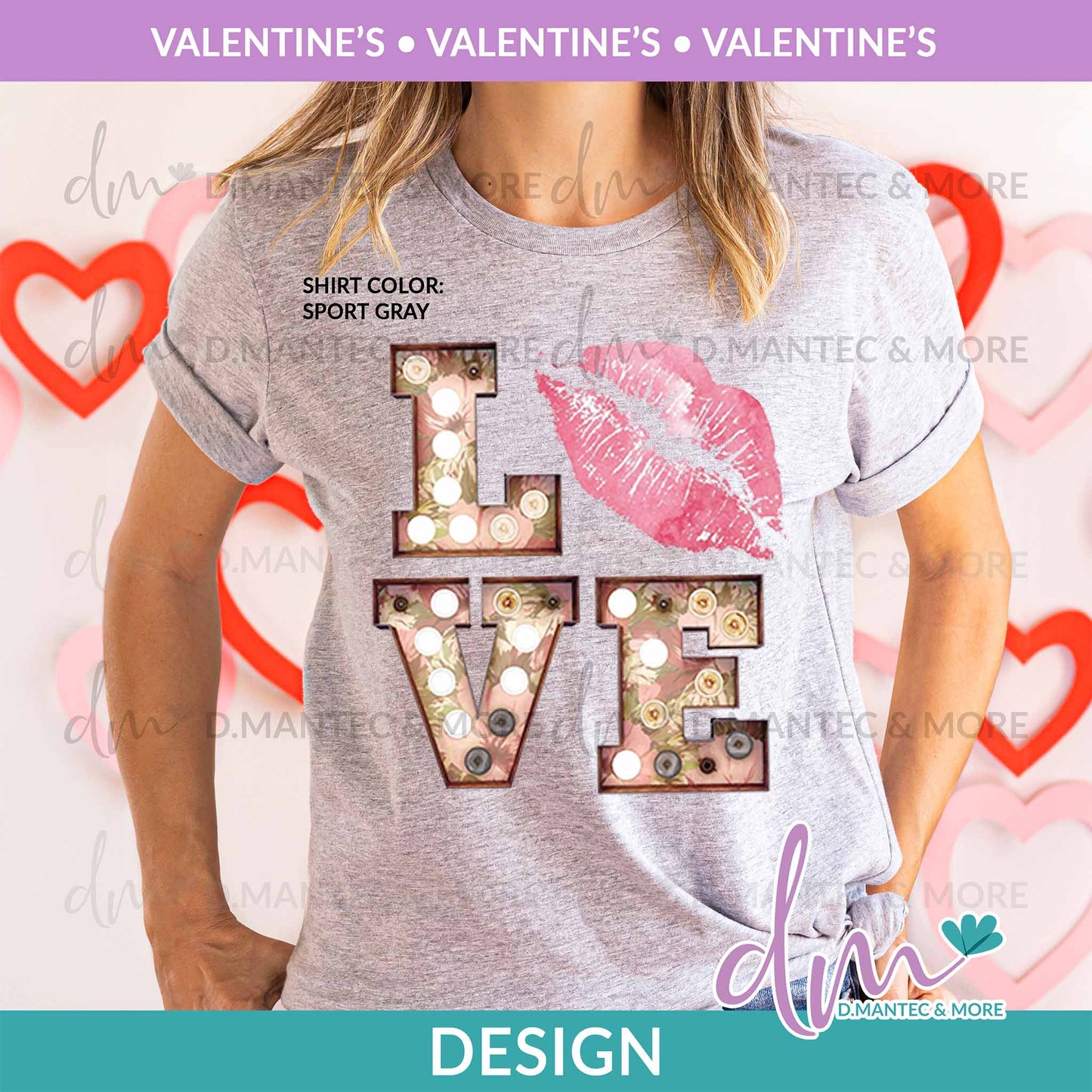 V - Love Lights & Lips | Design