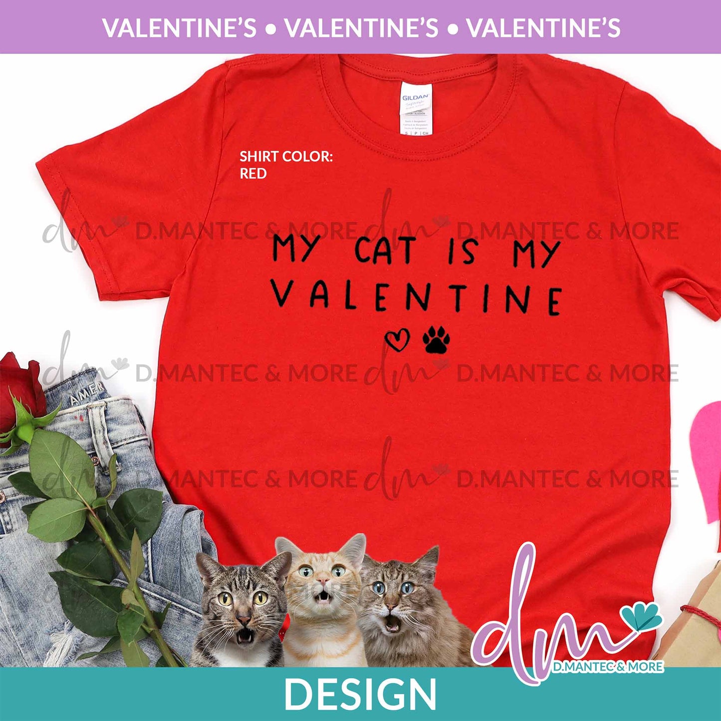 V - My Cat is My Valentine | Design