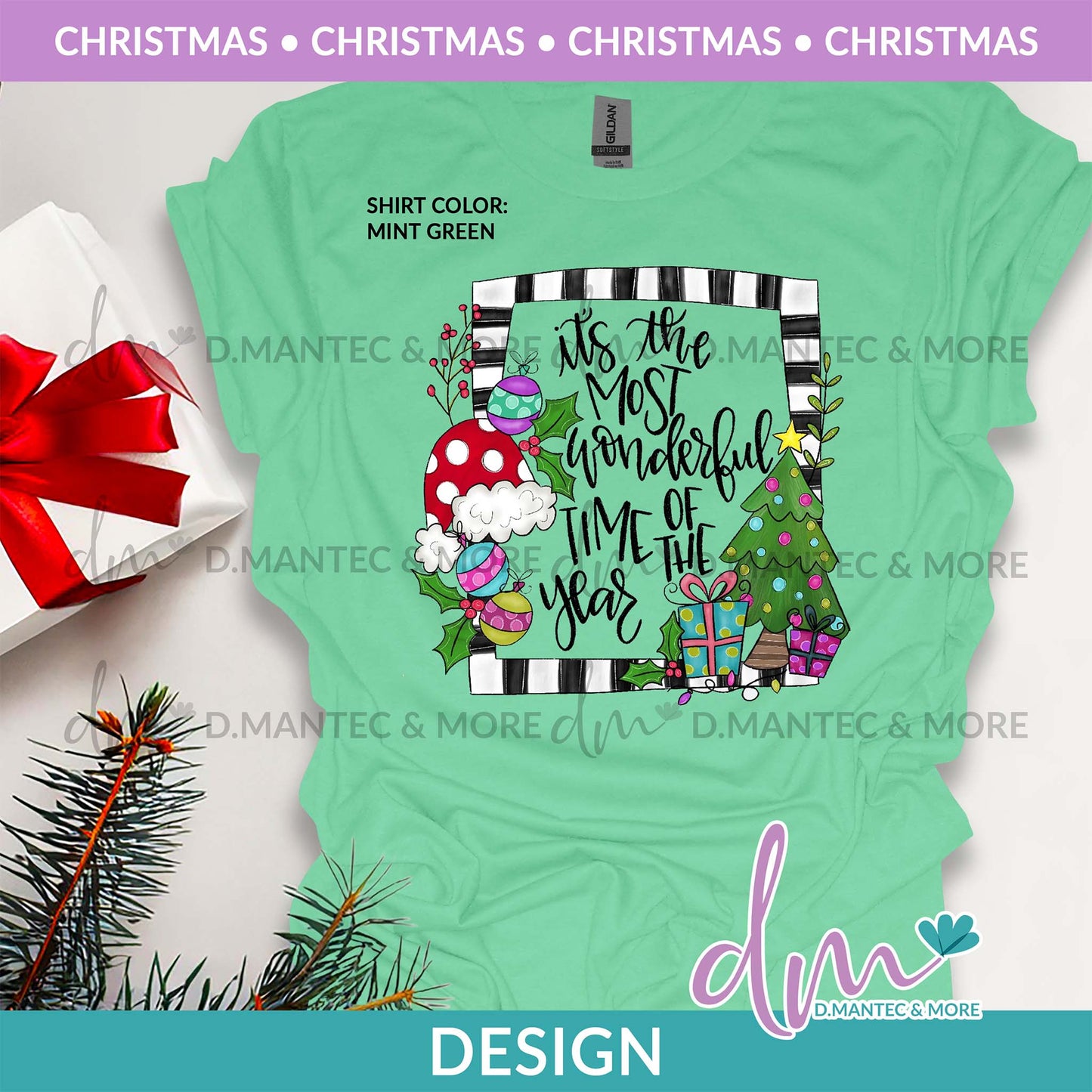 X - Christmas The Most Wonderful Time - Color | Design