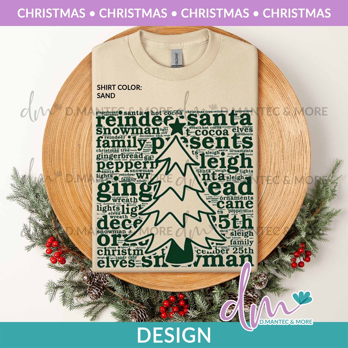 X - Christmas - Green | Design