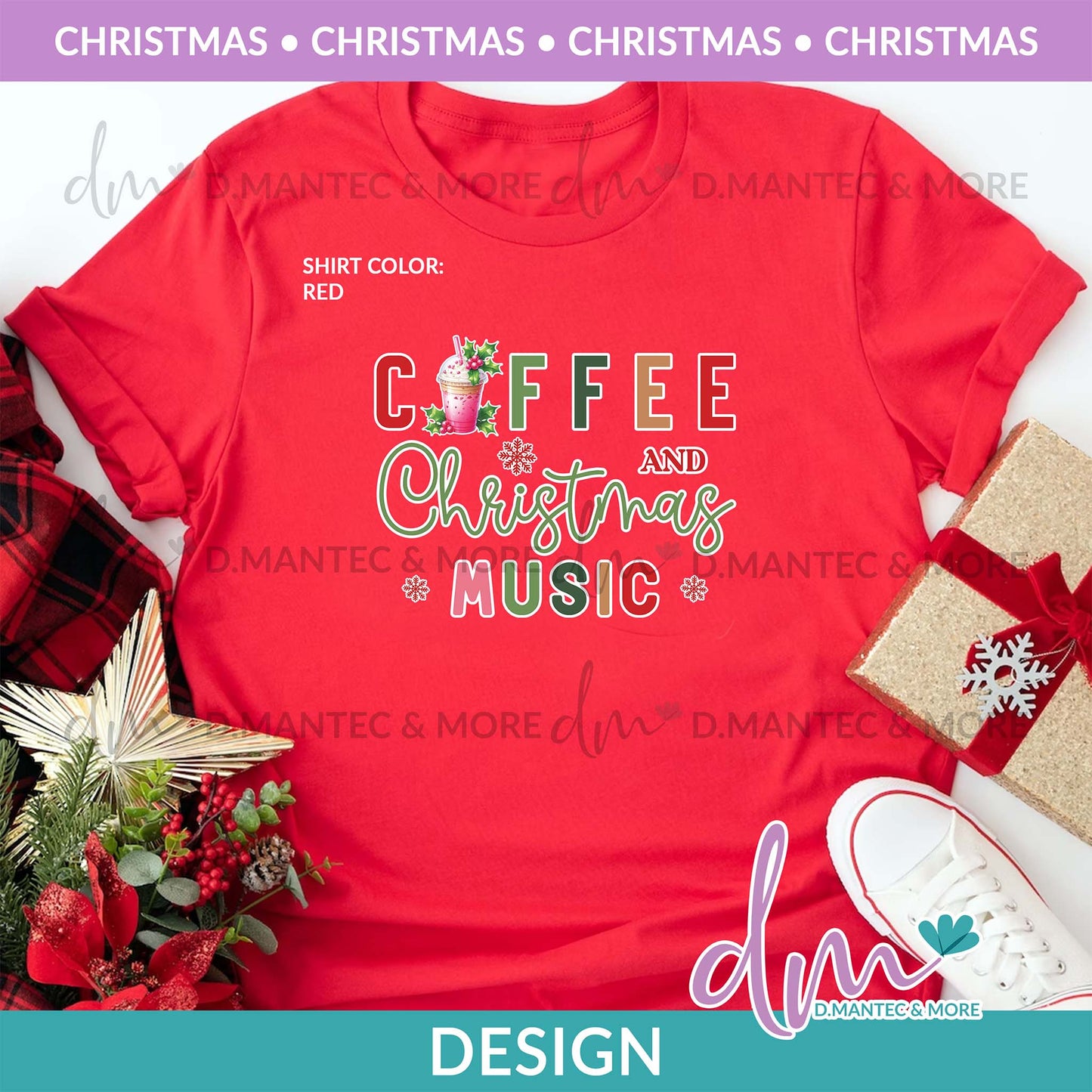 X - Coffee and Christmas Music - Color | Design
