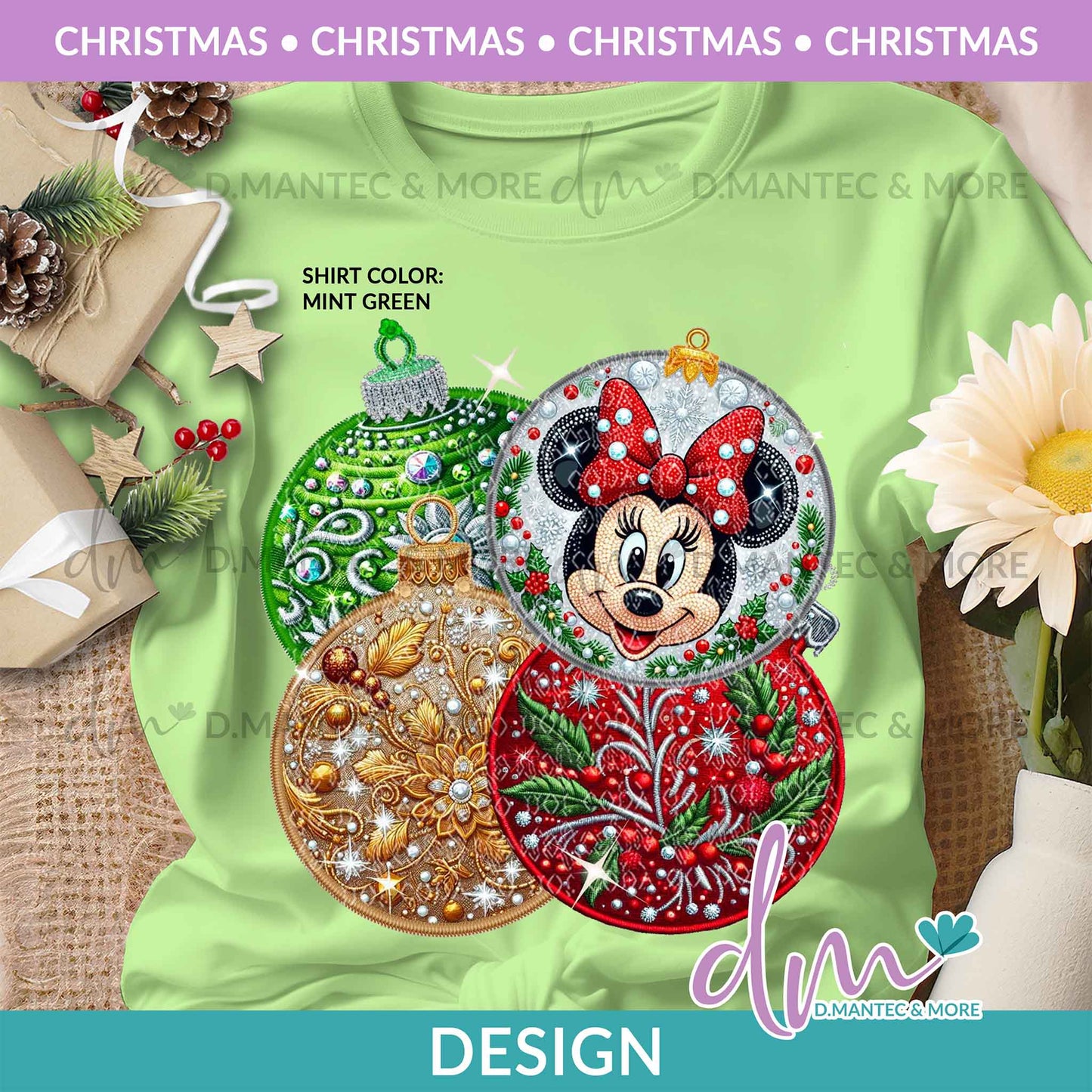 X - Girl Mouse Ornaments - Color | Design