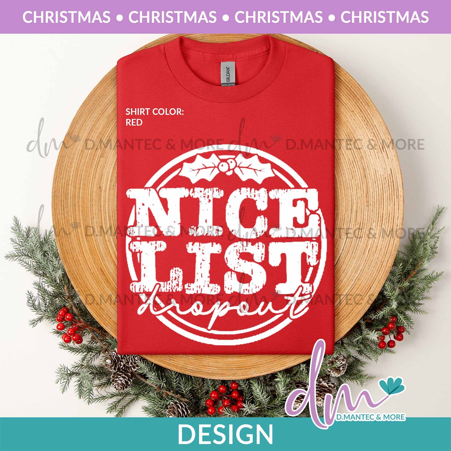 X - Nice List Dropout - White | Design