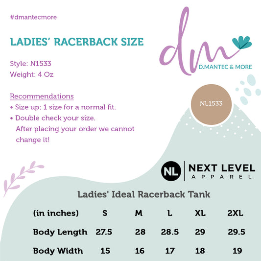 NL Ladies' Racerback - Desert Pink | T-shirt