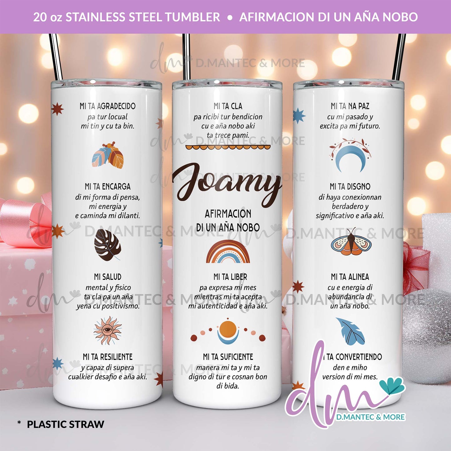 T20 - Afirmacion di un Aña Nobo | Stainless Steel Tumbler