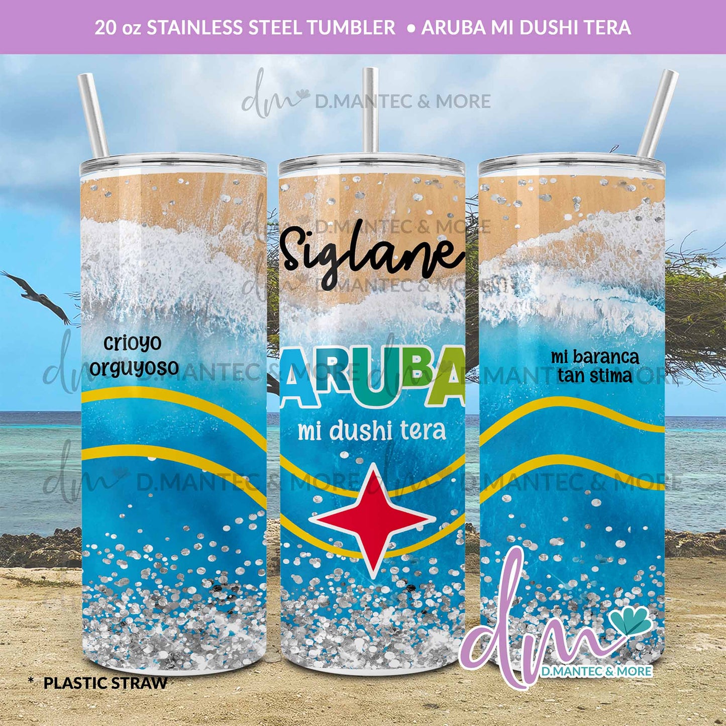 T20 - Aruba Mi Dushi Tera | Stainless Steel Tumbler