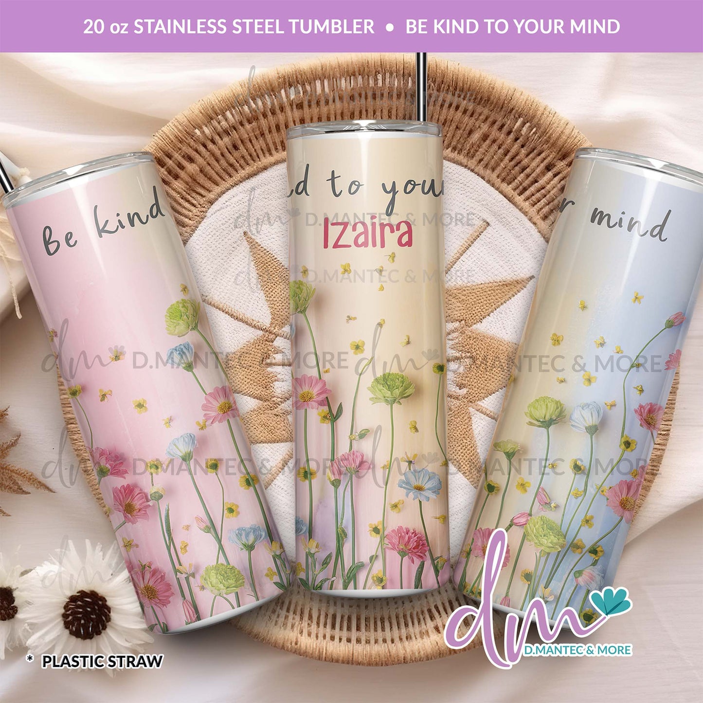 T20 - Be Kind To Your Mind | Stainless Steel Tumbler