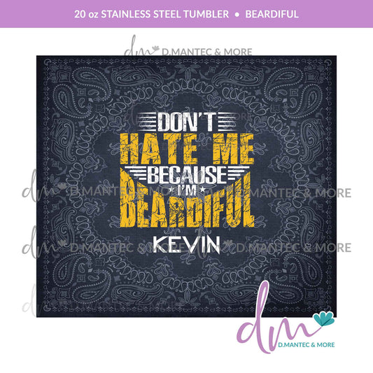 T20 - BEARDiful | Stainless Steel Tumbler