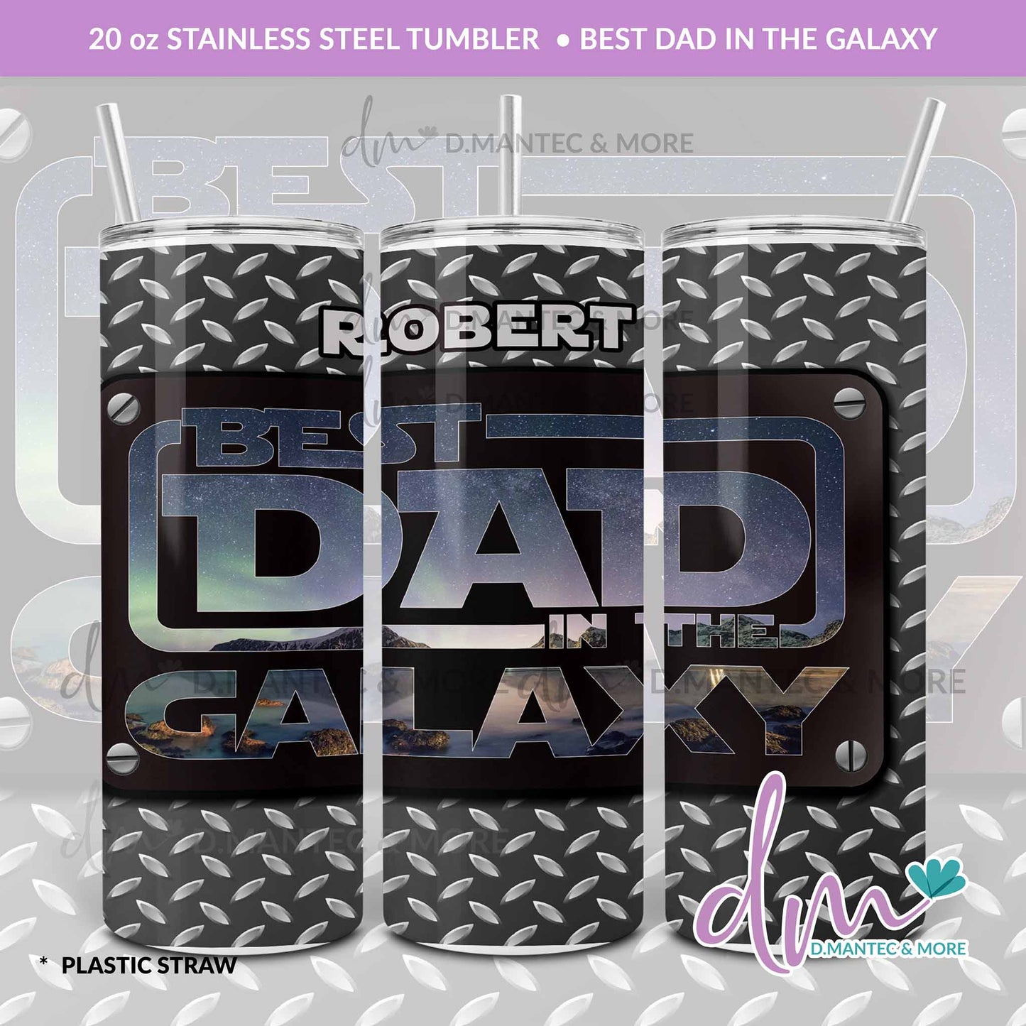 T20 - Best Dad in the Galaxy | Stainless Steel Tumbler