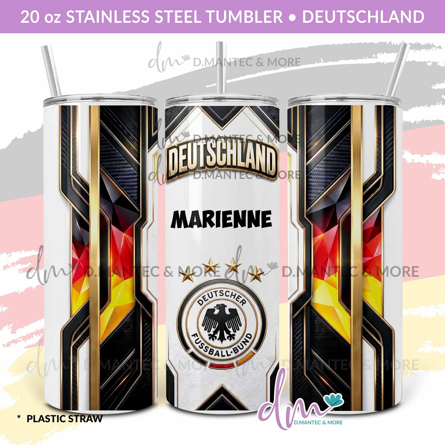 T20 - Deutschland | Stainless Steel Tumbler