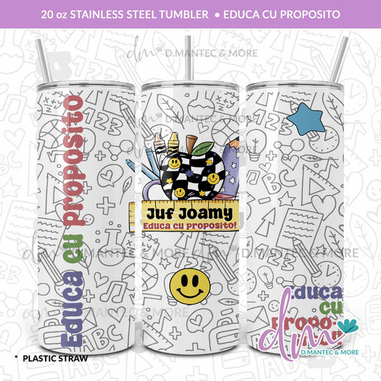 T20 - Educa cu Proposito | Stainless Steel Tumbler