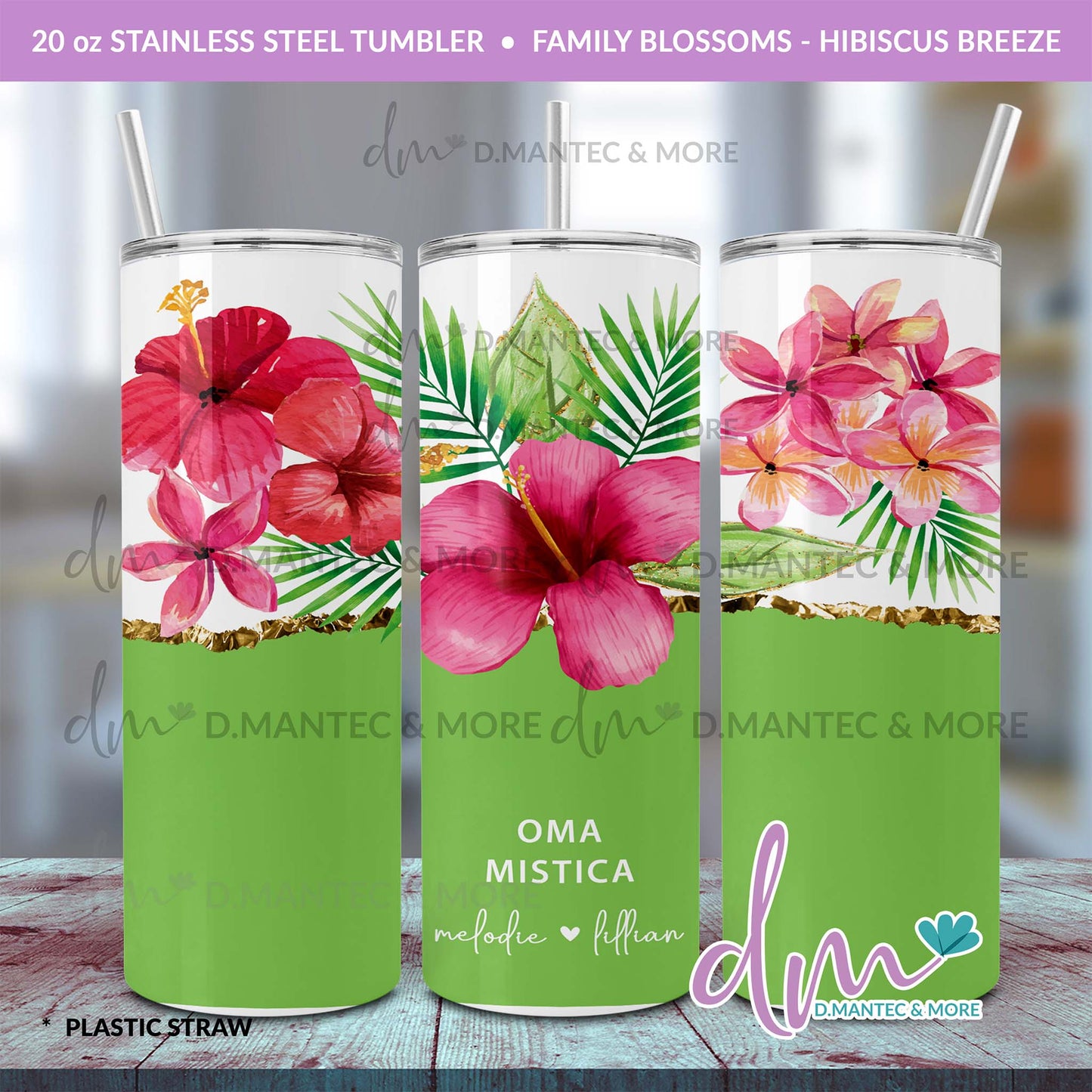 T20 - Family Blossoms | Stainless Steel Tumbler